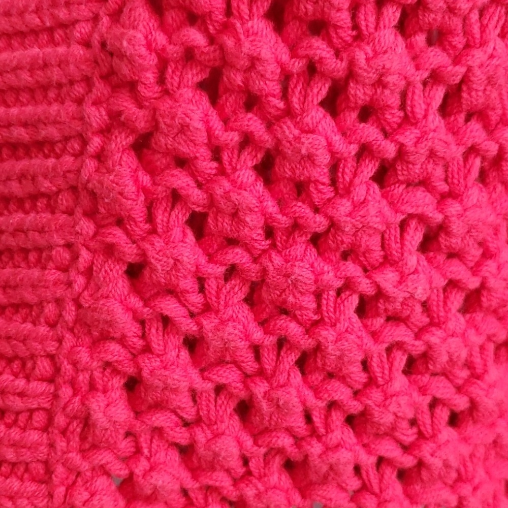Chicos Pink Knitted Shrug EUC - Picture 10 of 13